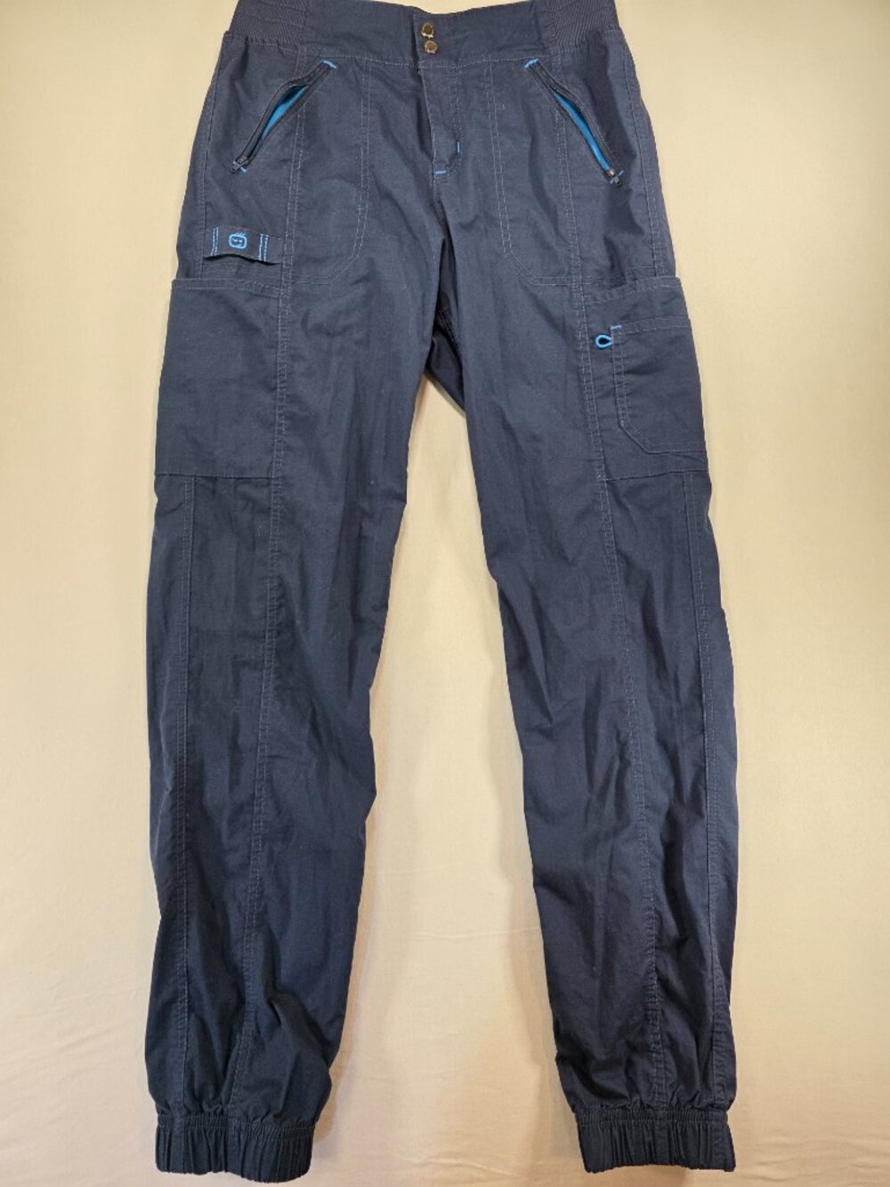 Spread Good Cheer Scrubs Bottoms Lot of 2 Blue Size Medium - Picture 2 of 16